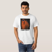 IK HOU VAN FEET! T-SHIRT (Voorkant volledig)