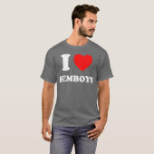 Ik hou van Femboy cadeau T-shirt (Voorkant volledig)