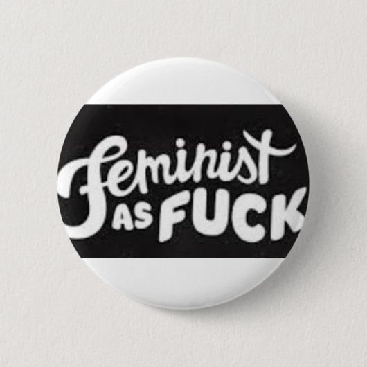 ik hou van feminisme ronde button 5,7 cm (Voorkant)