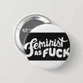 ik hou van feminisme ronde button 5,7 cm (Voorkant /achterkant)