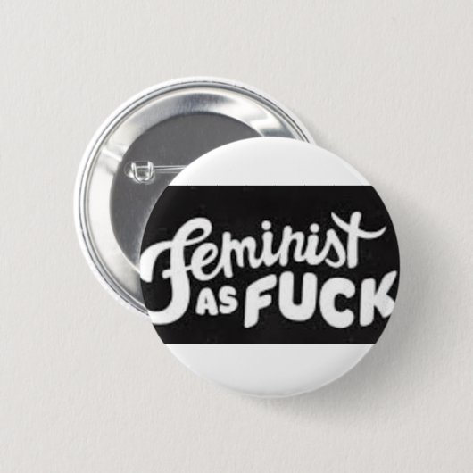 ik hou van feminisme ronde button 5,7 cm (Voorkant /achterkant)