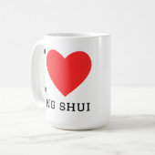 Ik hou van feng shui koffiemok (Voorkant links)