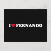 IK HOU VAN FERNANDO BRIEFKAART (Voorkant)