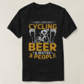 Ik hou van fietsbier en misschien 3 mensen die ik t-shirt (Design voorkant)