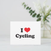 Ik hou van fietsen briefkaart (Staand voorkant)