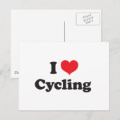Ik hou van fietsen briefkaart (Voorkant / Achterkant)