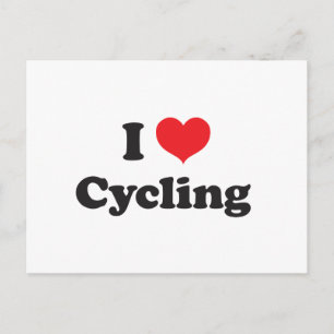 Ik hou van fietsen briefkaart