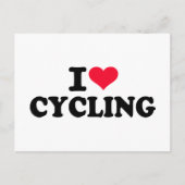 Ik hou van fietsen briefkaart (Voorkant)