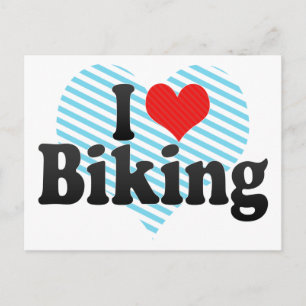 Ik hou van fietsen briefkaart