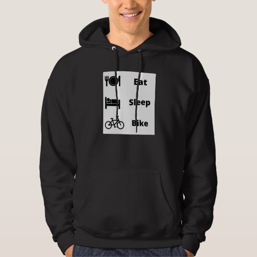 Ik hou van fietsen  hoodie (Voorkant)