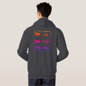 Ik hou van fietsen hoodie (Achterkant volledig)