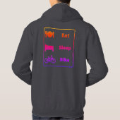 Ik hou van fietsen hoodie (Achterkant)