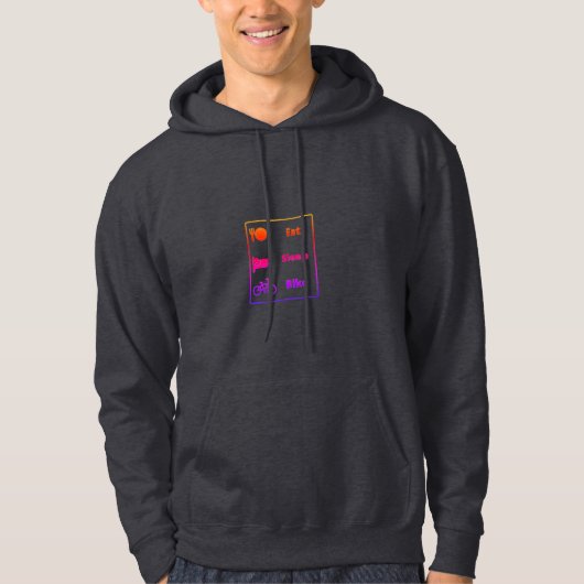 Ik hou van fietsen hoodie (Voorkant)