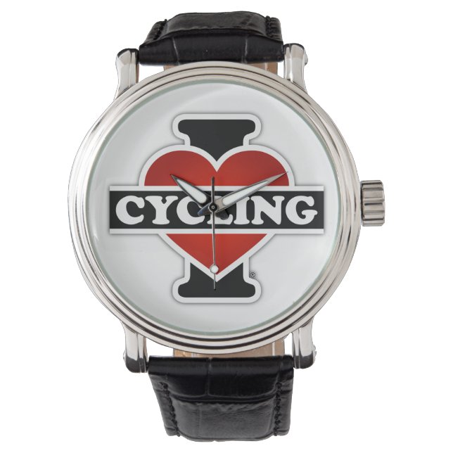 Ik hou van fietsen horloge (Voorkant)