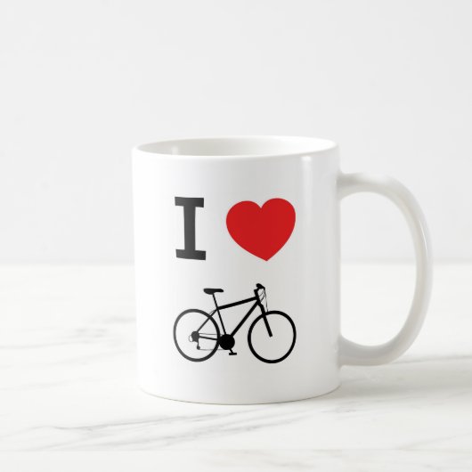 Ik hou van fietsen koffiemok (Rechts)