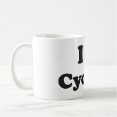 Ik hou van fietsen koffiemok (Links)