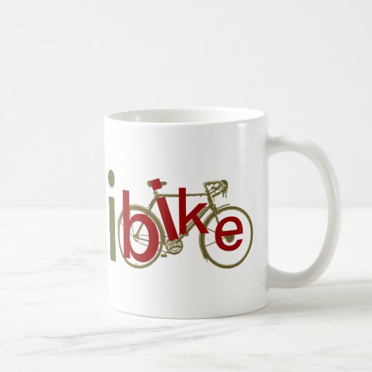 ik hou van fietsen koffiemok (Rechts)