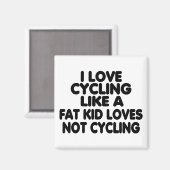Ik hou van fietsen magneet (Voorkant / Achterkant)
