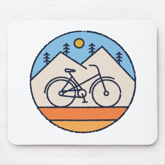 ik hou van fietsen muismat (Voorkant)