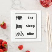 Ik hou van fietsen servet (Insitu)