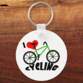 Ik hou van fietsen sleutelhanger (Voorkant)