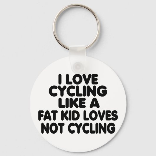 Ik hou van fietsen sleutelhanger (Voorkant)
