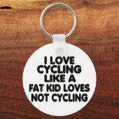 Ik hou van fietsen sleutelhanger (Voorkant)