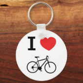 Ik hou van fietsen sleutelhanger (Voorkant)