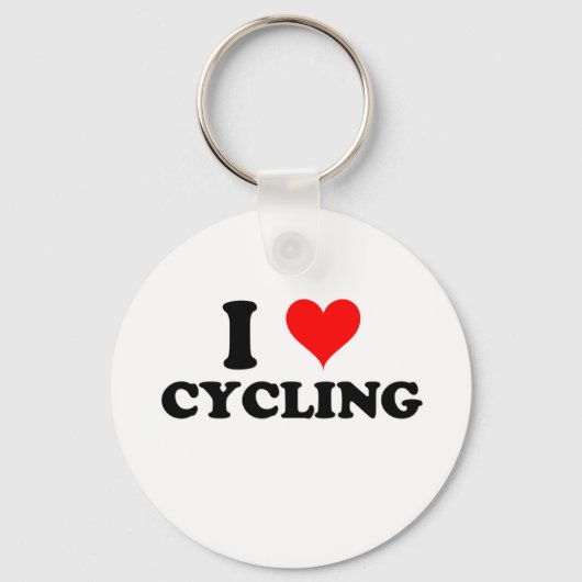 Ik hou van fietsen sleutelhanger (Voorkant)