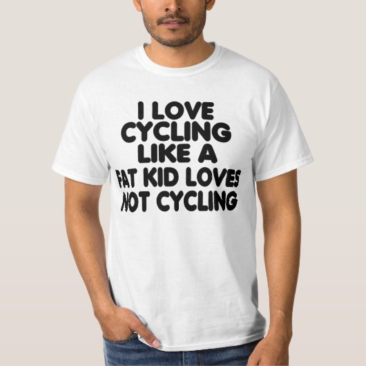 Ik hou van fietsen t-shirt (Voorkant)