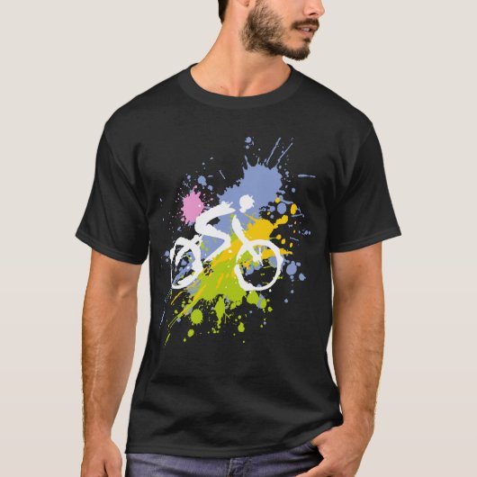 Ik hou van fietsen t-shirt (Voorkant)