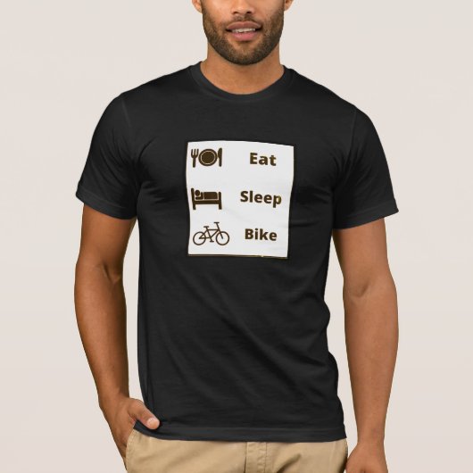 Ik hou van fietsen T-Shirt (Voorkant)