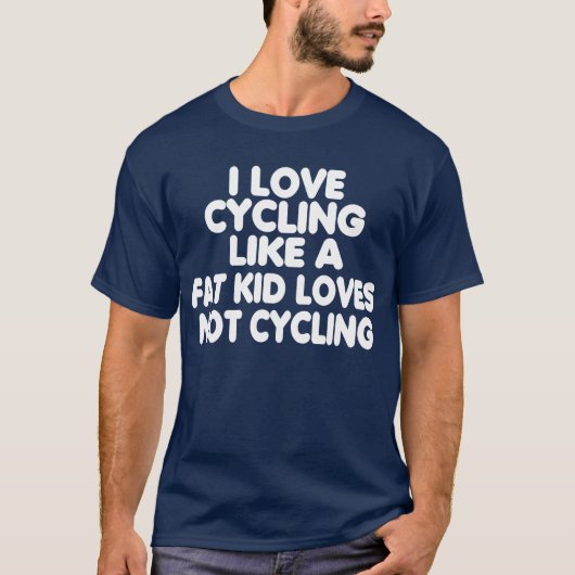 Ik hou van fietsen t-shirt (Voorkant)