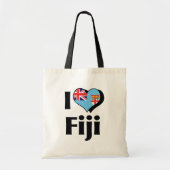 Ik hou van Fiji Flag Tote Bag (Voorkant)