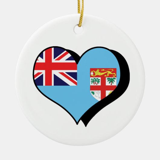 Ik hou van Fiji-ornament Keramisch Ornament (Voorkant)