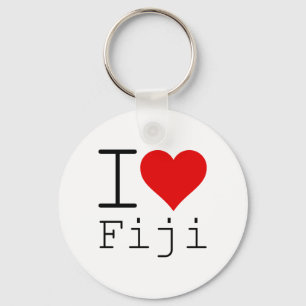Ik hou van FIJI Sleutelhanger