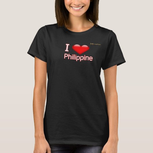 Ik hou van Filipijnen T-shirt (Voorkant)