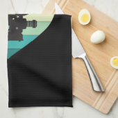 Ik hou van filmprojector met bioscoopretro theedoek (Quarter Fold)