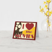 Ik hou van films kaart (Gele Bloem)