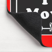 Ik hou van films met Silent Movie Flair Muismat (Hoek)