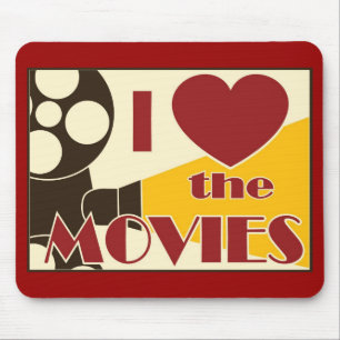 Ik hou van films muismat