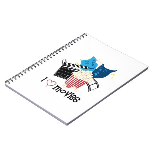 Ik hou van films notitieboek (Linkerzijde)