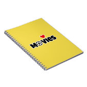 Ik hou van films notitieboek (Rechterzijde)