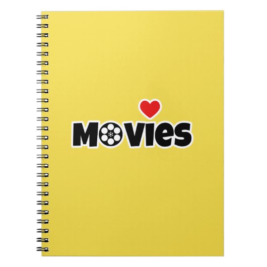 Ik hou van films notitieboek (Voorkant)