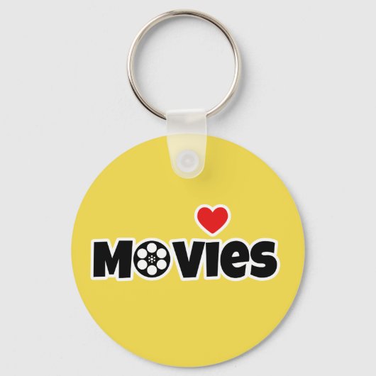 Ik hou van films sleutelhanger (Voorkant)
