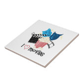 Ik hou van films tegeltje (Zijkant)