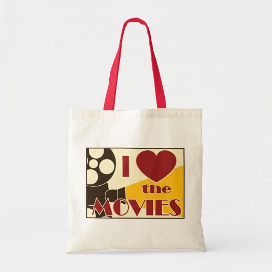 Ik hou van films tote bag (Voorkant)