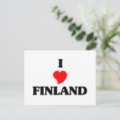 Ik hou van Finland Briefkaart (Staand voorkant)