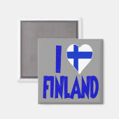 Ik hou van Finland Magneet (Voorkant / Achterkant)