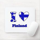 Ik hou van Finland Muismat (Met muis)